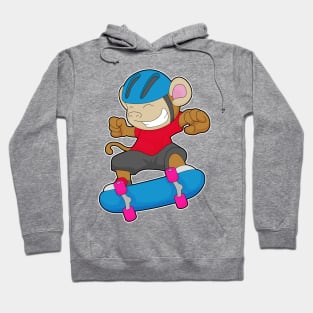 Monkey Skater Skateboard Sports Hoodie